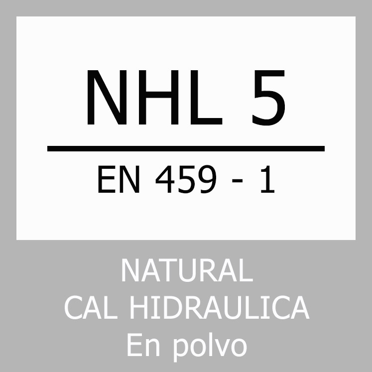 Logo norma. Cal hidráulica NHL 5
